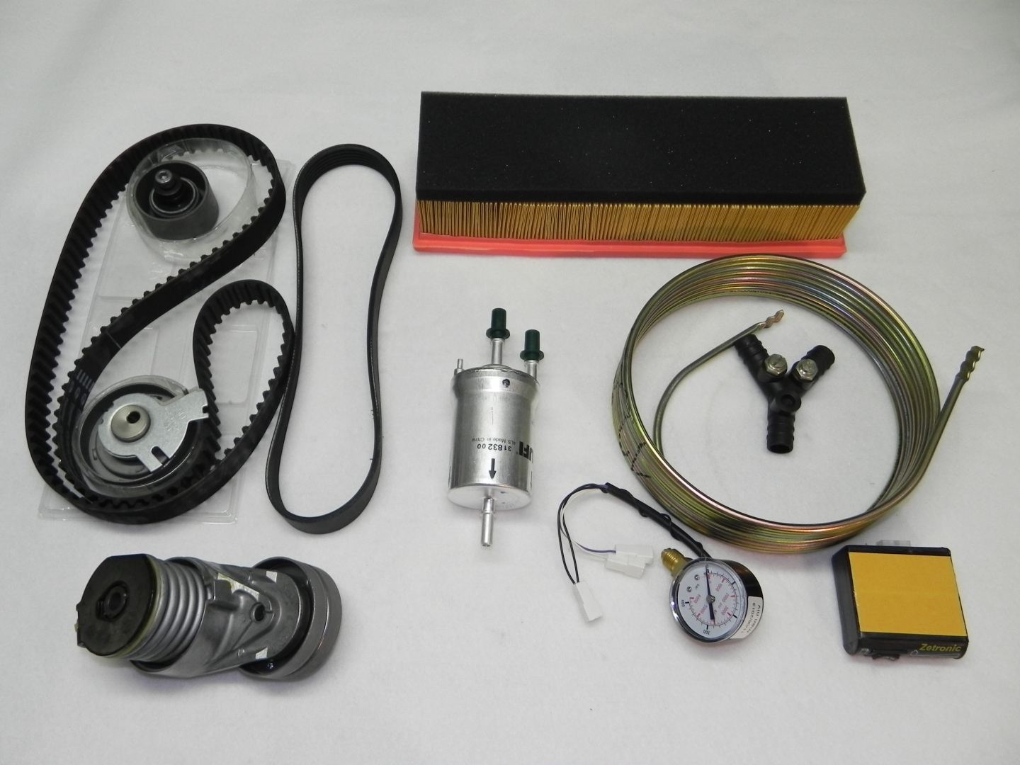 Filtros, tensores y correas